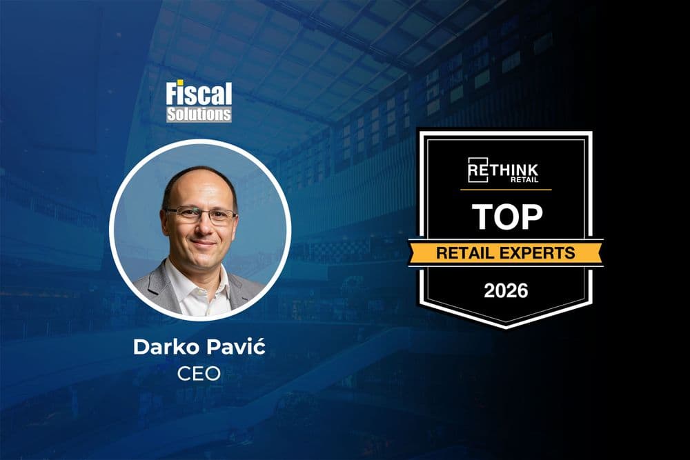 Top Retail Experts: Darko Pavić iz Fiscal Solutions dobitnik nagrade i za 2026.