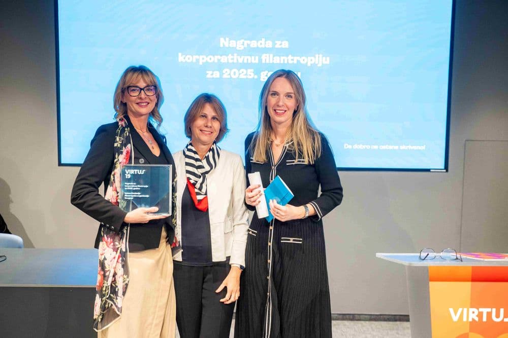 Peto VIRTUS priznanje za Banca Intesa