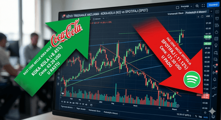I Koka-kola i Spotifaj uspešno počeli godinu, ali tržište to različito ceni