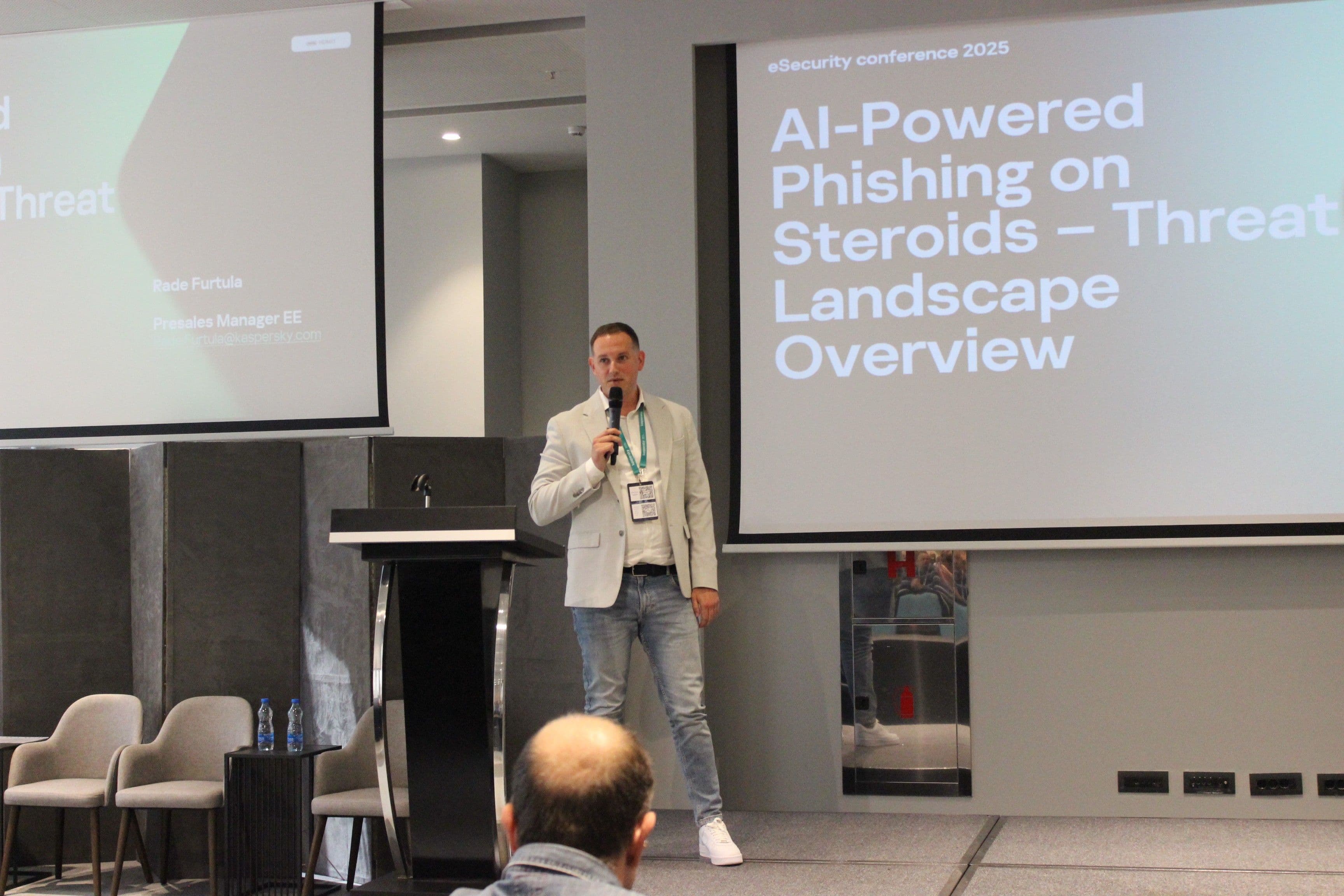 Rade Furtula na konferenciji eSecurity 2025