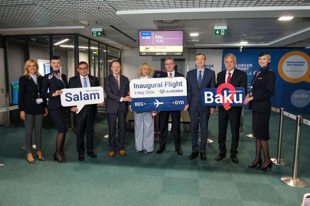 Beograd i Baku povezani direktnim letom Er Srbije