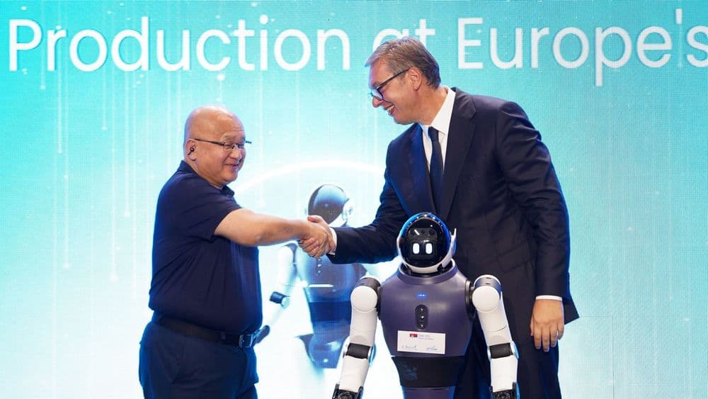 Srbija dobila i fabriku humanoidnih robota: Prva fabrika kineskog Mintha u Evropi otvorena u Šapcu