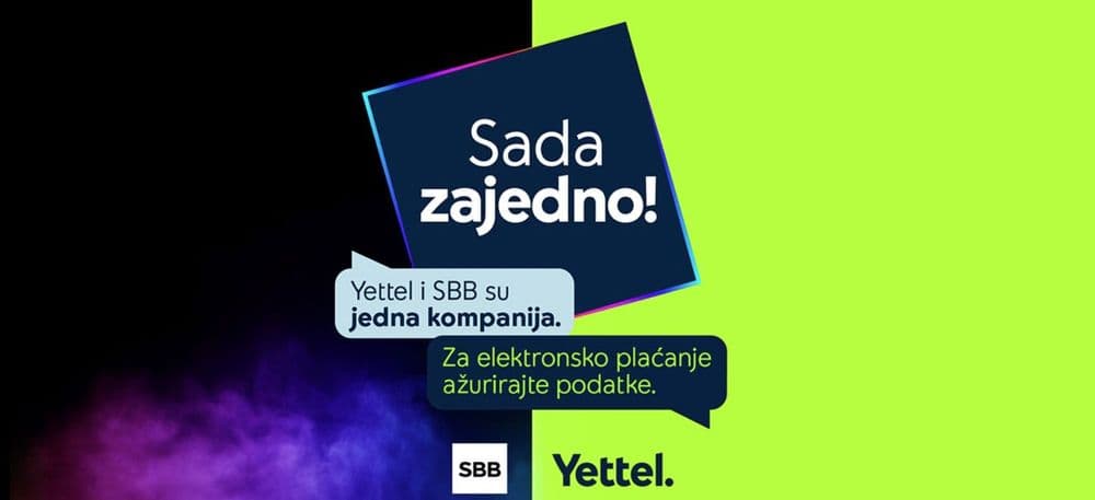 Pripajanje SBB-a i Yettela, od 1. aprila pod jednim imenom