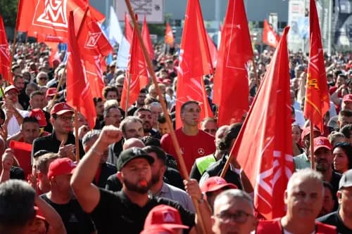 "Nezapamćeni napad na radnike": Nemački IG Metal sindikat okuplja 100.000 demonstranata