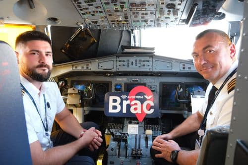 Prvi let za Brač: Er Srbija širi mrežu na Jadranu